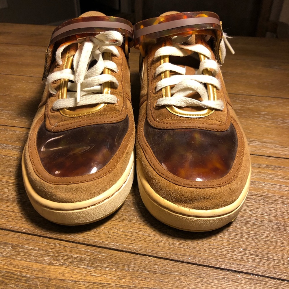 Vintage Nike - Vandal low dark cinder metallic gold tortoise shell ladies 10 BOX - Picture 2 of 9